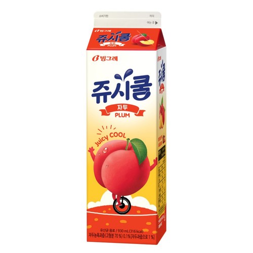 빙그레 쥬시쿨(자두) (930ML)