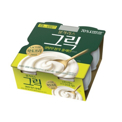 남양 불가리스 그릭 설탕무첨가 플레인 (80G*4입)