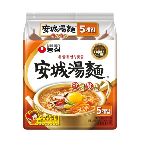 농심 안성탕면 (5개입)