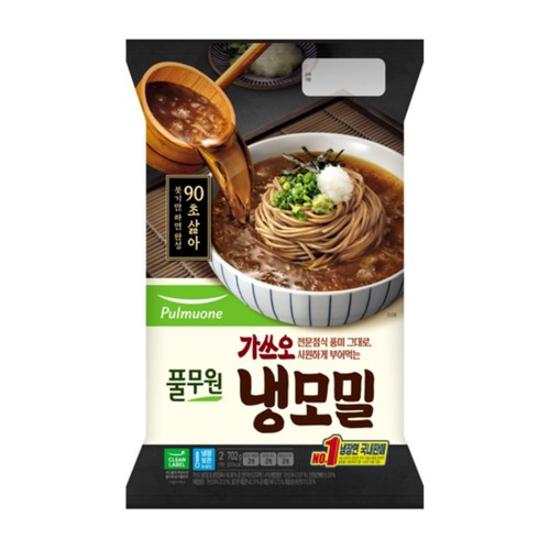 풀무원 가쓰오 냉모밀 2인 (702G)