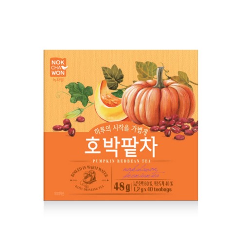 녹차원 호박팥차 (1.2G*40입)