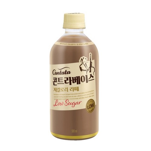 칸타타 콘트라베이스 저칼로리 라떼 (500ML)