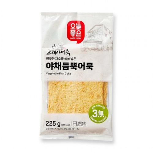 오늘좋은X고래사 야채듬뿍어묵 (225G)