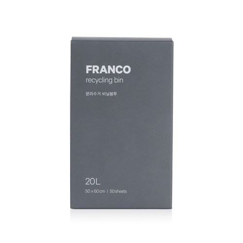  프랑코 분리수거 비닐봉투 (20L*50매)