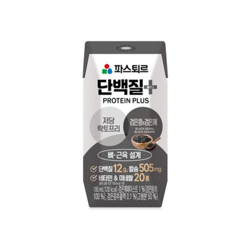 파스퇴르 단백질플러스 검은콩&검은깨맛 (195ML)