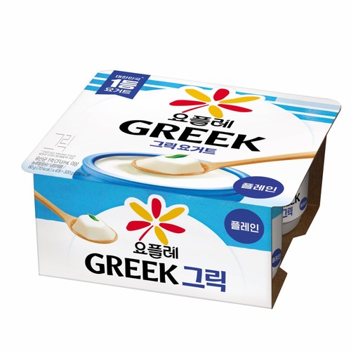 빙그레 요플레 그릭 플레인 (80G*4입)