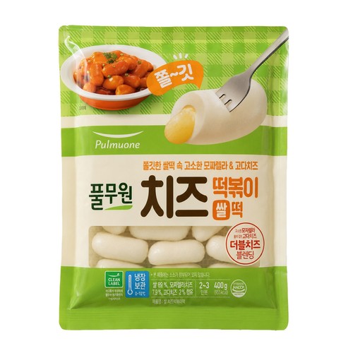 풀무원 치즈 떡볶이 쌀떡 (400G)