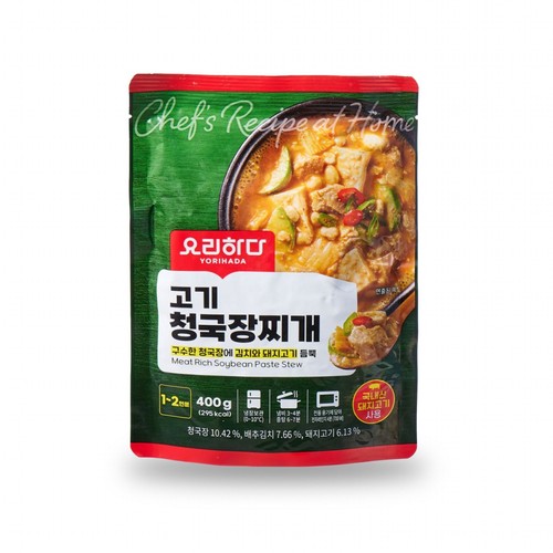 요리하다 고기청국장찌개 (400G)ㅣ롯데마트 제타 최상의 신선