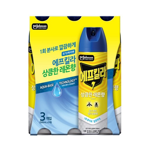 에프킬라 시트러스 에어졸 (500ML*3입)