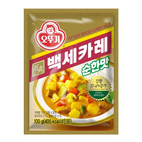 오뚜기 백세카레 순한맛 (100G)