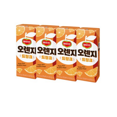 델몬트 드링크 (오렌지) (190ML*4입)