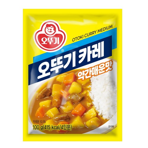오뚜기 카레분말 약간매운맛 (100G)