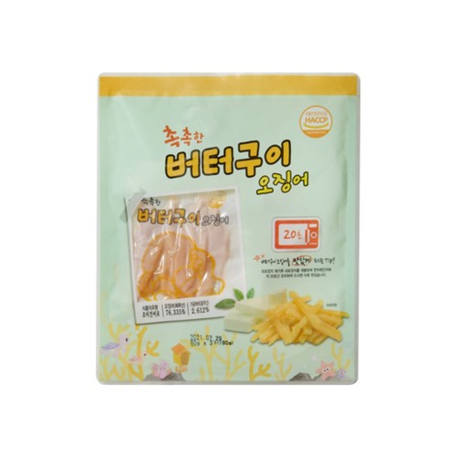 촉촉한 버터구이 오징어 (60G*3)