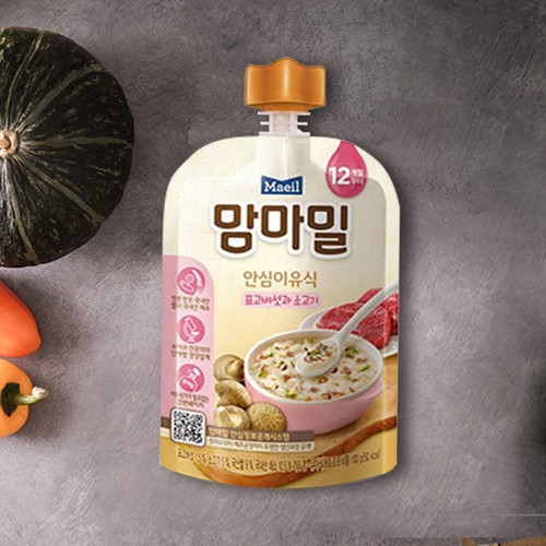 매일 맘마밀 표고버섯과 소고기 (12개월) (100G)
