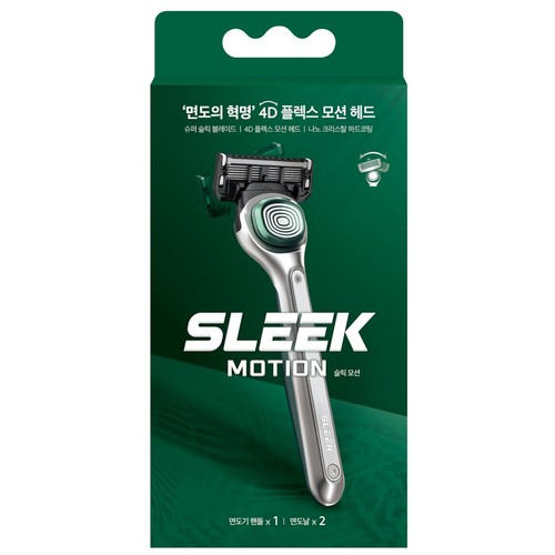 슬릭 모션 면도기 (기1입+날2입)