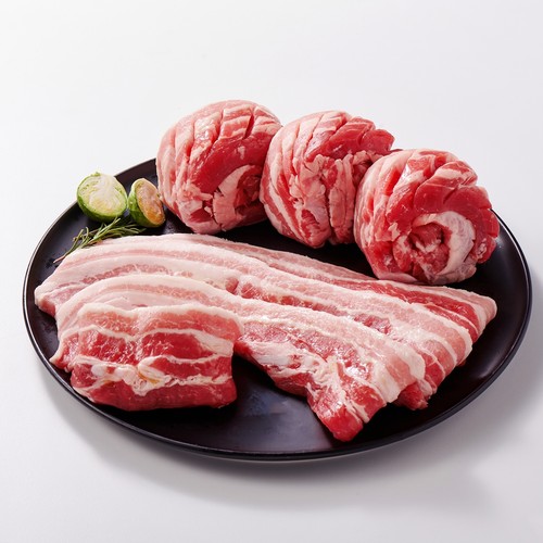 [구이용] 끝돼 캐나다산 돼지 삼겹살 (1000G)