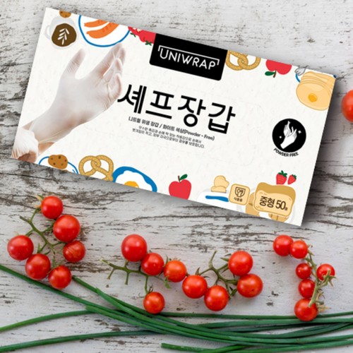 유니랩 셰프장갑 (중) (50매)