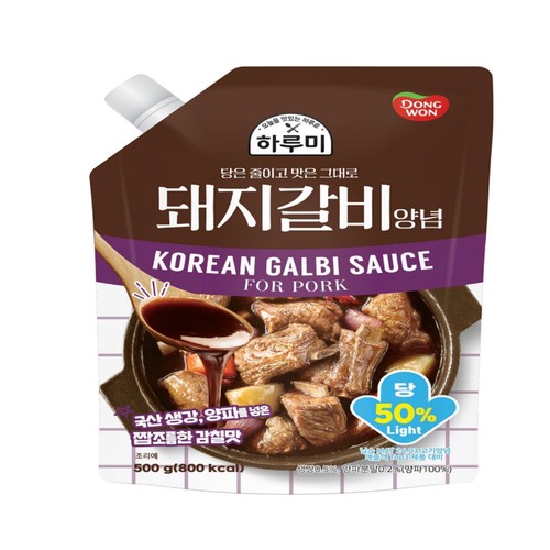 동원 하루미 돼지갈비양념 (500G)