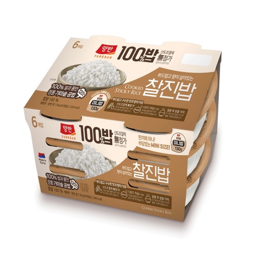 동원 양반100밥 찰진백미밥 (130G*6입)