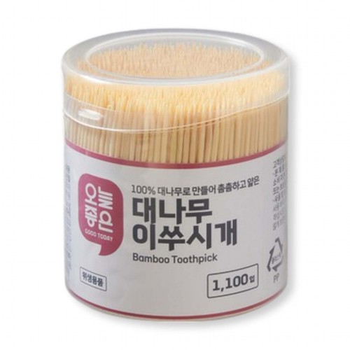 오늘좋은 대나무 이쑤시개 (1,100입)