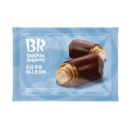 배스킨라빈스 소금 우유 미니 초코바 (405G)