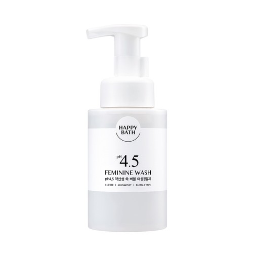 해피바스 pH4.5 약산성 버블 여성청결제(쑥) (300ML)