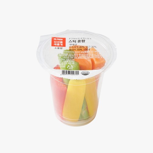 간편한컵 스틱채소 혼합 (150G/통)