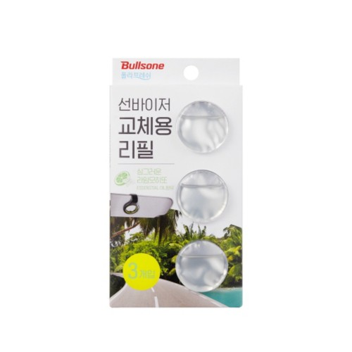 불스원 선바이저 리필 (모히또향) (3입)