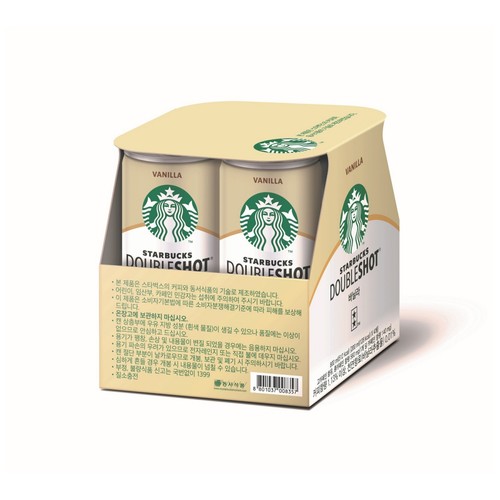  스타벅스 더블샷 바닐라 (200ML*4입)