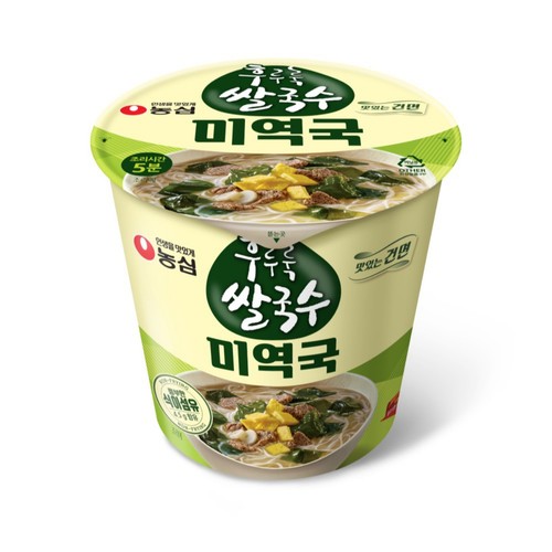 농심 후루룩쌀국수 미역국 소컵 (74G)