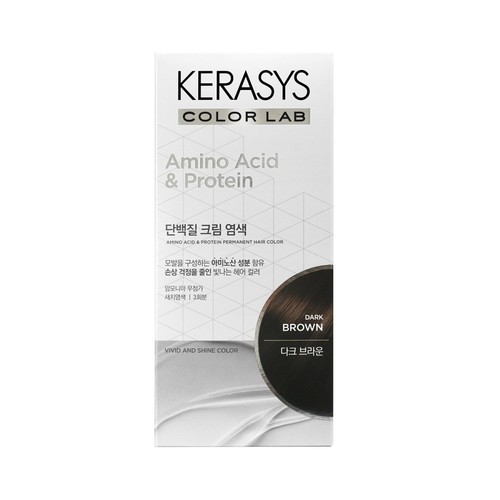 케라시스 단백질 크림 염색약 (다크브라운) (120G)