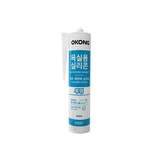 오공 욕실용 실리콘 (투명) (300ML)