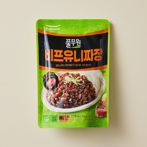 풀무원 비프유니짜장 덮밥소스 (180G)