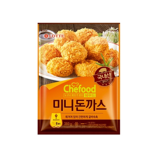 롯데 쉐푸드 미니돈까스 (380G)
