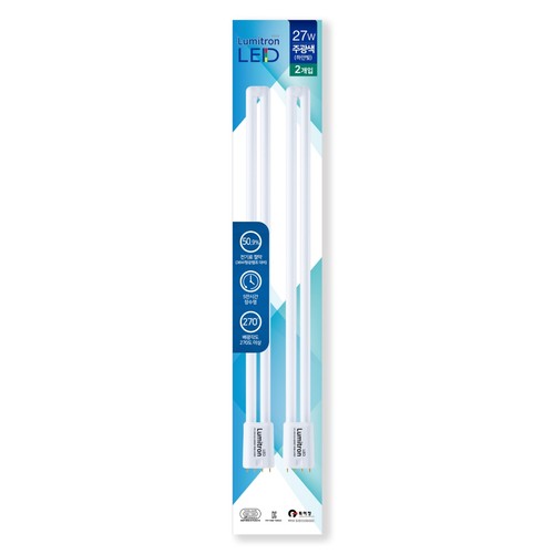 GE 루미트론 이관 LED 27W (주광색) (2입)