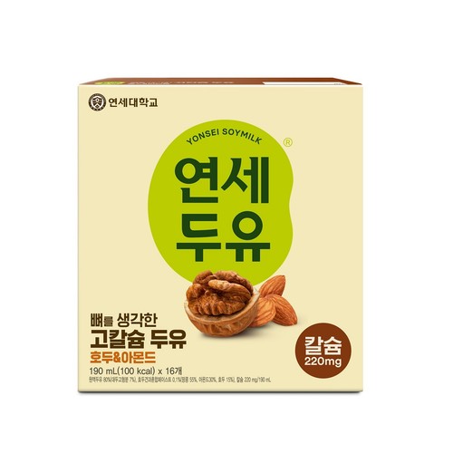 뼈두유 호두&아몬드 (190ML*16)
