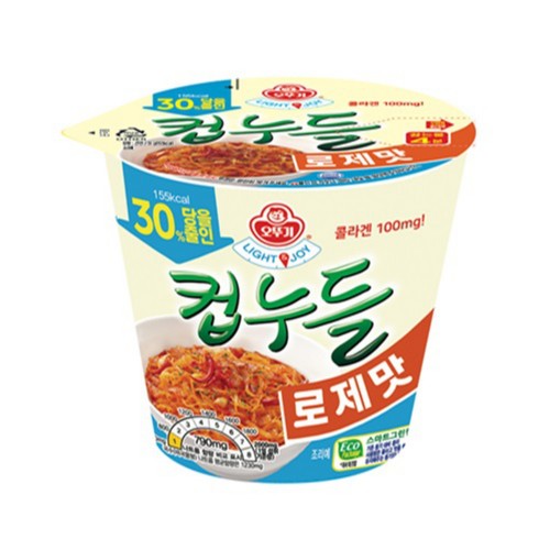 오뚜기 LIGHT&JOY 컵누들 로제맛 (51G)
