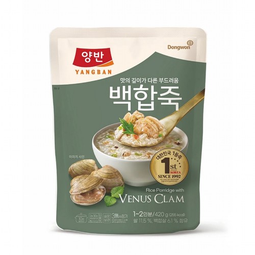 동원 양반 백합죽 (420G)