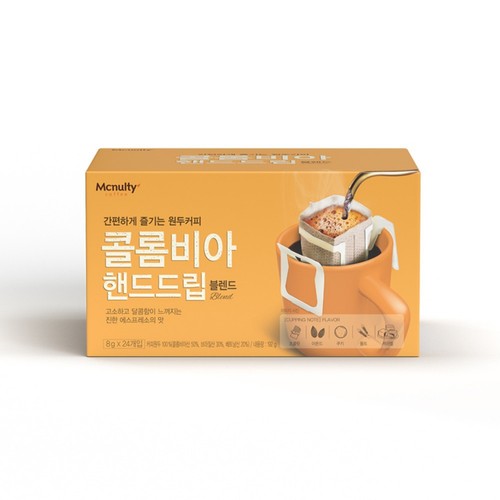  맥널티 콜롬비아 블렌드 핸드드립 (8G*24입)