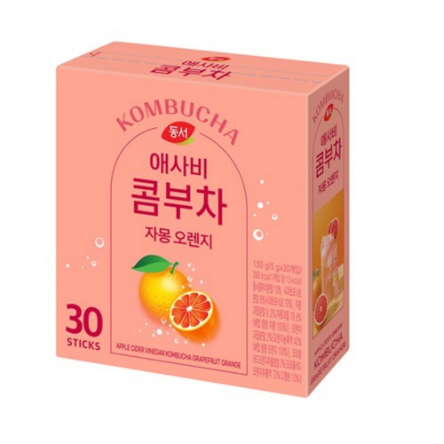 동서 애사비 콤부차 자몽 오렌지 (5G*30입)