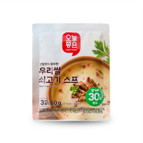 오늘좋은 우리쌀 쇠고기스프 (60G)