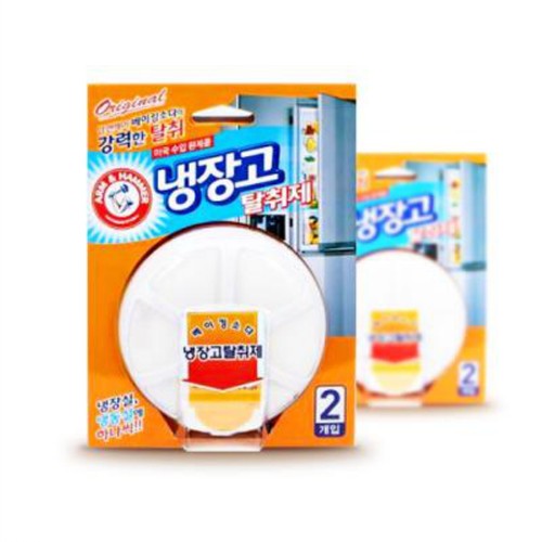 암앤헤머 베이킹소다 냉장고탈취제 후레쉬 (75G*2입)