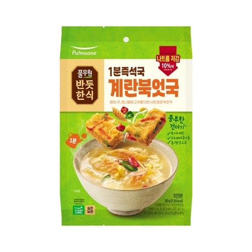 풀무원 반듯한식 계란북엇국 (6G*5입)