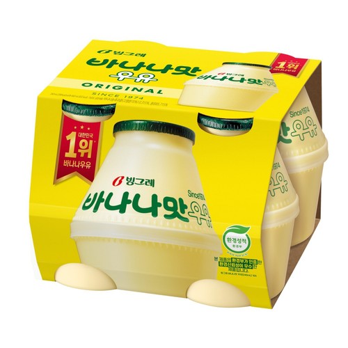 빙그레 바나나맛우유 (240ML * 4)
