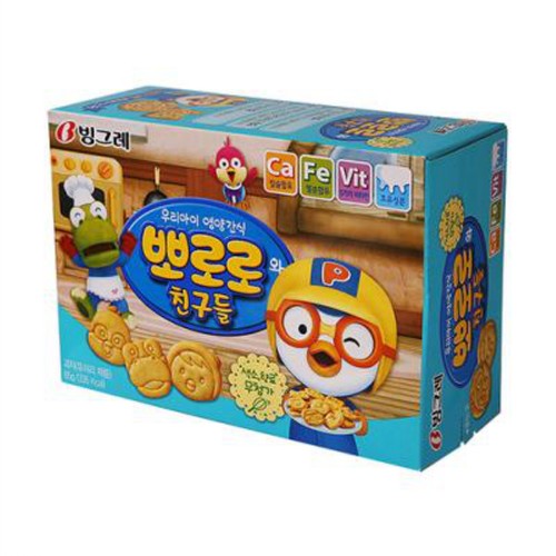  빙그레 뽀로로와친구들 플레인 (65G)