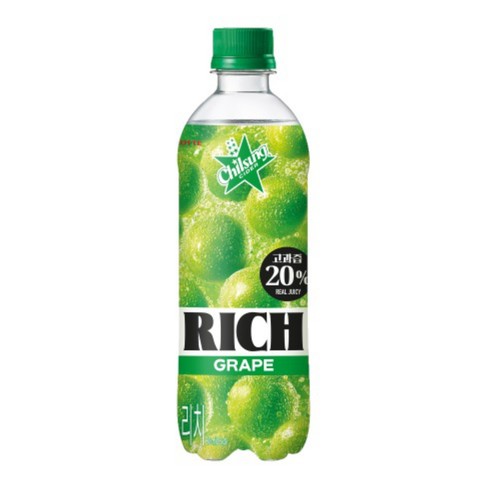 롯데칠성음료 사이다리치 포도 (500ML)