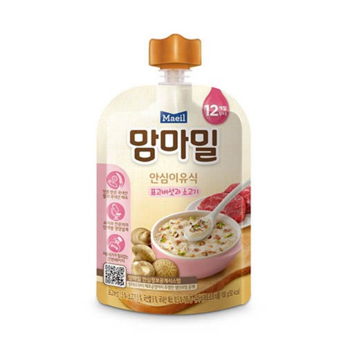 매일 맘마밀 표고버섯과 소고기 (12개월) (100G)