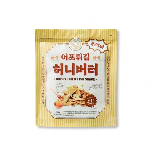 명성식품 추억의 어포튀김 허니버터 (220G)