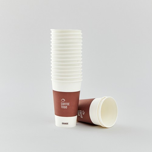 오늘좋은 홈카페종이컵 그란데 (490ML*25입)