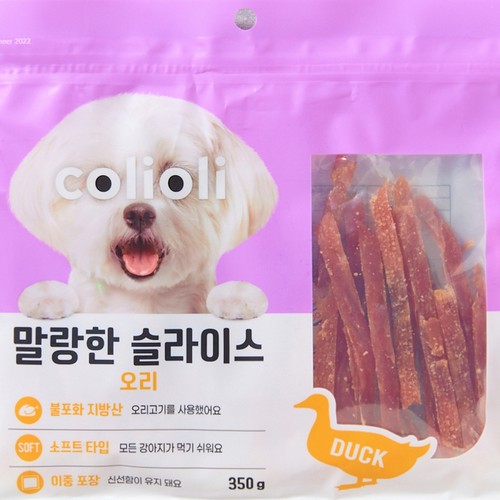  콜리올리 말랑한 슬라이스 (오리) (350G)
